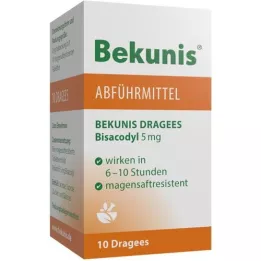 BEKUNIS Bisacodyl 5 mg gastric juice tablets, 10 pcs