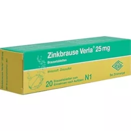 ZINKBRAUSE Verla 25 mg Effervescent Tablets, 20 pcs