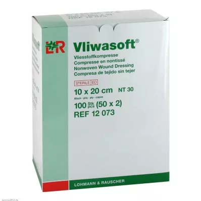 VLIWASOFT Non-woven compresses 10x20 cm sterile 6l., 50X2 pc VLIWASOFT Non-woven compresses 10x20 cm sterile 6l., 50X2 pc