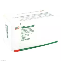 VLIWASOFT Non-woven compresses 10x10 cm non-sterile 6l., 100 pcs