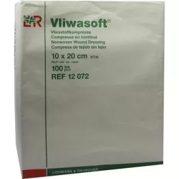 VLIWASOFT Non-woven compresses 10x20 cm non-sterile 6l., 100 pcs