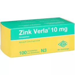 ZINK VERLA 10 mg film-coated tablets, 100 pcs