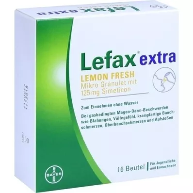 LEFAX extra Lemon Fresh Micro Granules, 16 pcs