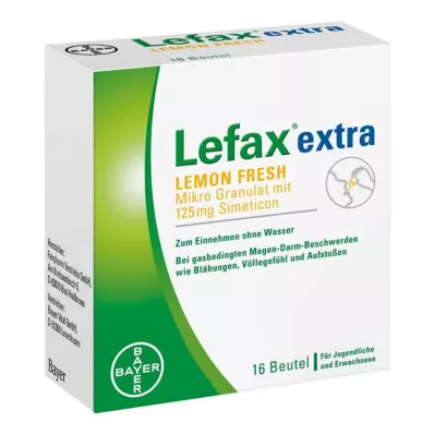 LEFAX extra Lemon Fresh Micro Granules, 16 pcs