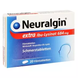 NEURALGIN extra Ibu lysinate film-coated tablets, 20 pcs