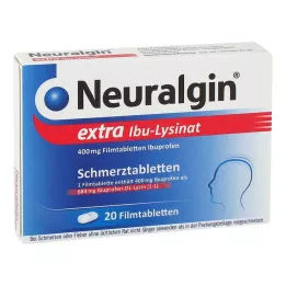 NEURALGIN extra Ibu lysinate film-coated tablets, 20 pcs