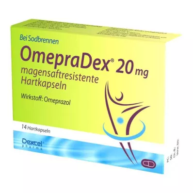 Omepradex 20 mg enteric-coated hard capsules, 14 pcs Omepradex 20 mg enteric-coated hard capsules, 14 pcs