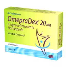 OMEPRADEX 20 mg enteric-coated hard capsules, 7 pcs