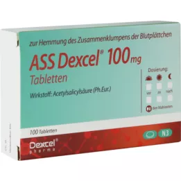 ASS Dexcel 100 mg tablets, 100 pcs