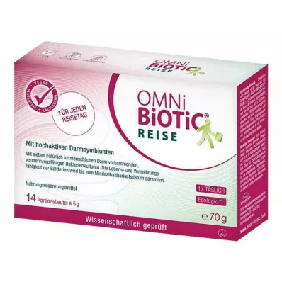 Omni Biotic Travel Powder, 14X5 g