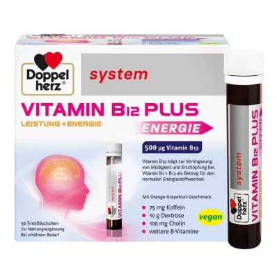 Doppelherz system Vitamin B12 Plus drinking ampoules, 30X25 ml