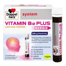 DOPPELHERZ Vitamin B12 Plus system Drinking Ampoules, 10X25 ml