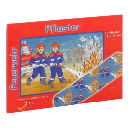 KINDERPFLASTER Fire brigade letter, 10 pcs