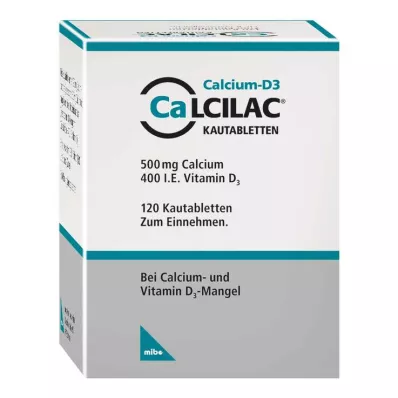 CALCILAC Chewable tablets, 120 pcs