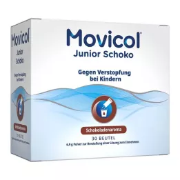 MOVICOL Junior Chocolate Oral Solution, 30X6.9 g