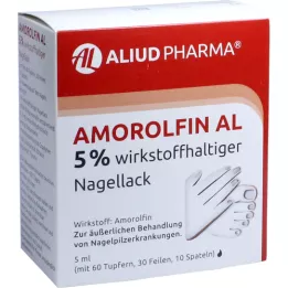AMOROLFIN AL 5% active ingredient nail varnish, 5 ml
