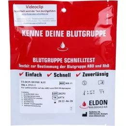 BLUTGRUPPE Rapid test Eldon Home-Kit HKA 2511-1, 1 pc