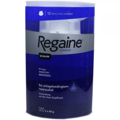 REGAINE Mens foam 50 mg/g, 3X60 ml