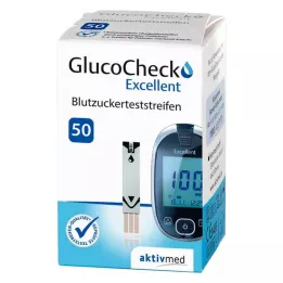 GLUCOCHECK Excellent test strips, 50 pcs