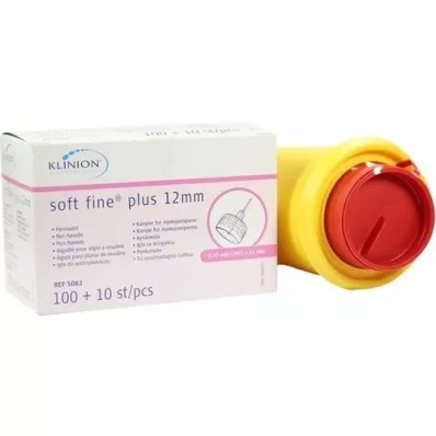 KLINION Soft fine plus pen needles 0.33x12 mm 29 G, 110 pcs