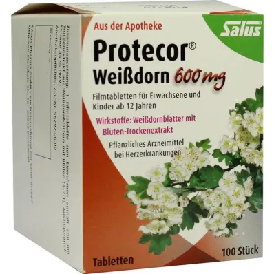 PROTECOR Hawthorn 600 mg Film-Coated Tablets, 100 Capsules PROTECOR Hawthorn 600 mg Film-Coated Tablets, 100 Capsules