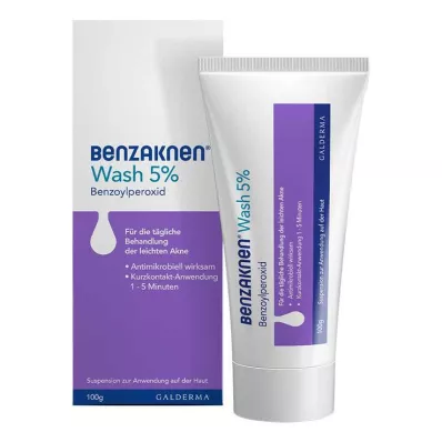 Benzaknen® Wash 5% suspension for impure skin and mild acne, 100 g Benzaknen® Wash 5% suspension for impure skin and mild acne, 100 g