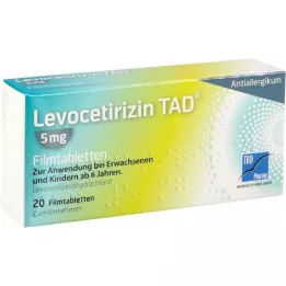 LEVOCETIRIZIN TAD 5 mg film-coated tablets, 20 pcs