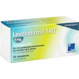 LEVOCETIRIZIN TAD 5 mg film-coated tablets, 50 pcs
