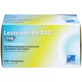 LEVOCETIRIZIN TAD 5 mg film-coated tablets, 100 pcs