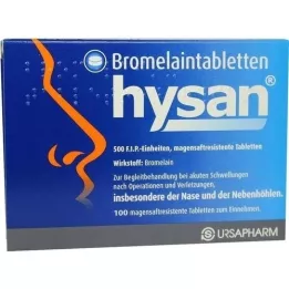 BROMELAIN TABLETTEN hysan enteric-coated tablets, 100 pcs