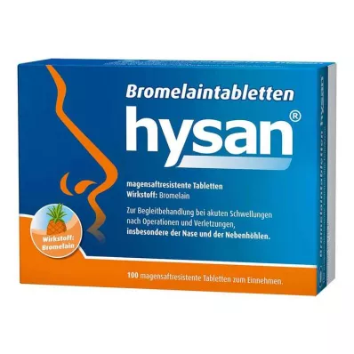BROMELAIN TABLETTEN hysan enteric-coated tablets, 100 pcs