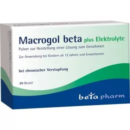 MACROGOL beta plus electrolytes Plv.z.H.e.L.z.Einn., 20 pcs