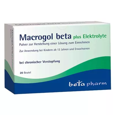 MACROGOL beta plus electrolytes Plv.z.H.e.L.z.Einn., 20 pcs