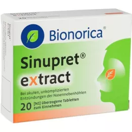 SINUPRET extract coated tablets, 20 pcs