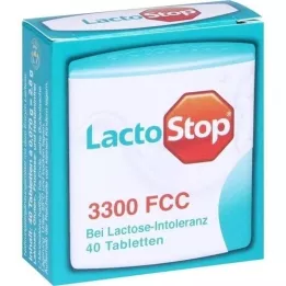 LACTOSTOP 3,300 FCC Tablets click dispenser, 40 pcs
