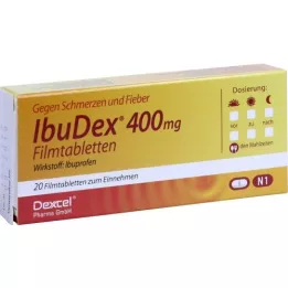 IBUDEX 400 mg film-coated tablets, 20 pcs