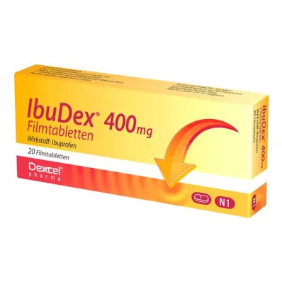 IBUDEX 400 mg film-coated tablets, 20 pcs IBUDEX 400 mg film-coated tablets, 20 pcs