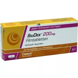 IBUDEX 200 mg film-coated tablets, 20 pcs