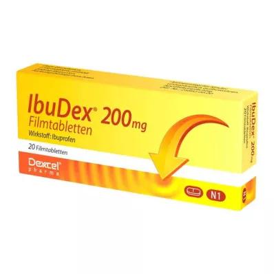 IBUDEX 200 mg film-coated tablets, 20 pcs IBUDEX 200 mg film-coated tablets, 20 pcs