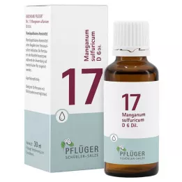 Biochemistry Pflueger 17 Manganum sulfuricum D 6 drops, 30 ml