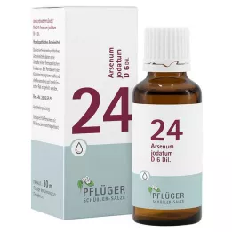 Biochemistry Pflueger 24 Arsenum jodatum D 6 drops, 30 ml