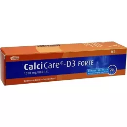 CALCICARE D3 forte effervescent tablets, 20 pcs