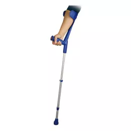 UNTERARMSTÜTZE for adults blue with soft grip, 2 pcs