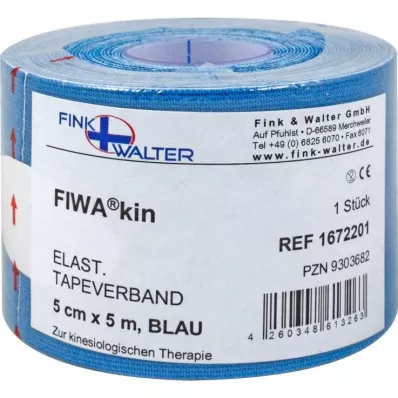 Tape elastic 5cmx5m blue, 1 piece Tape elastic 5cmx5m blue, 1 piece