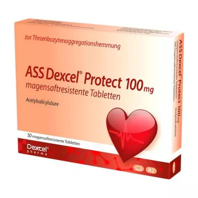 ASS Dexcel Protect 100 mg enteric-resistant tablets, 50 pcs