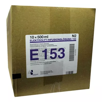 Electrolyte infusion solution 153 PE-bottle, 10X500 ml