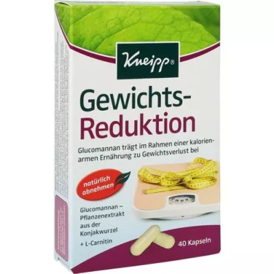 KNEIPP Weight Reduction Capsules, 40 Capsules