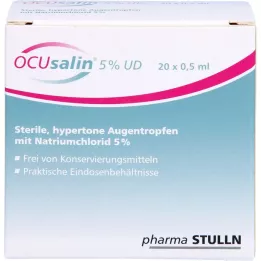 OCUSALIN 5% UD Eye drops, 20X0.5 ml