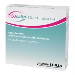 OCUSALIN 5% UD Eye drops, 20X0.5 ml