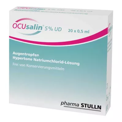 OCUSALIN 5% UD Eye drops, 20X0.5 ml OCUSALIN 5% UD Eye drops, 20X0.5 ml